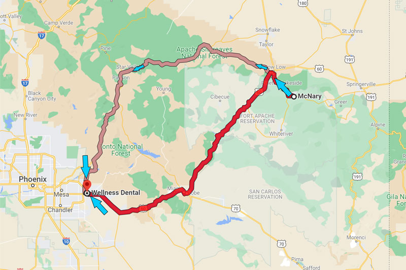 Direction from McNary