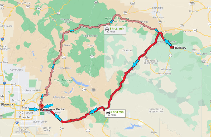 Direction from McNary