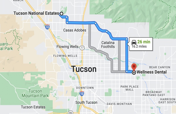 Area Tucson National Estates