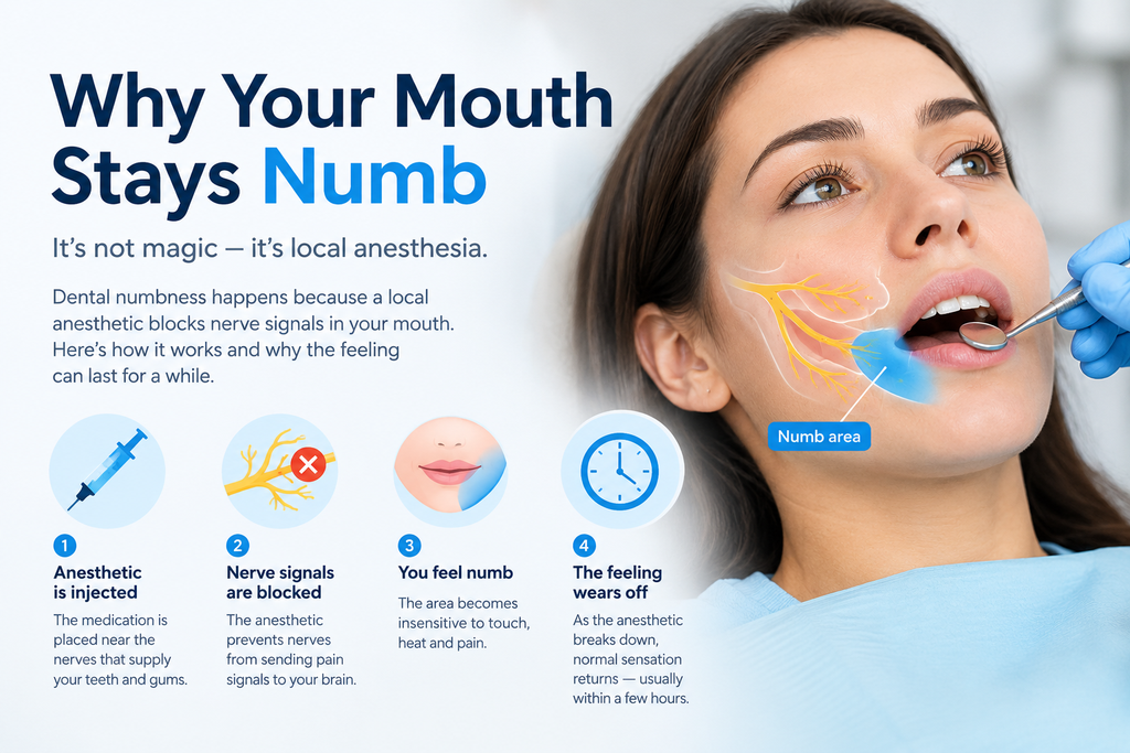 Why Your Mouth Stays Numb